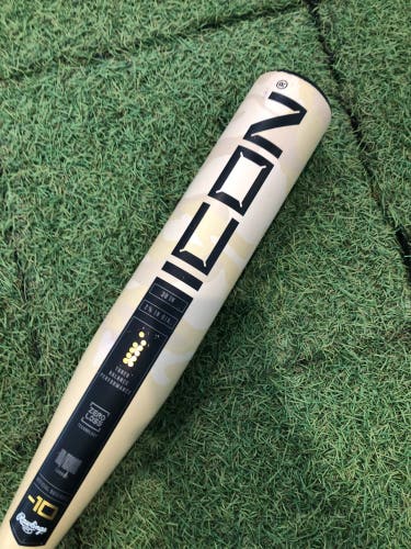 2025 Rawlings Icon Composite Bat USABat Certified (-10) Composite 20 oz 30" (Used)