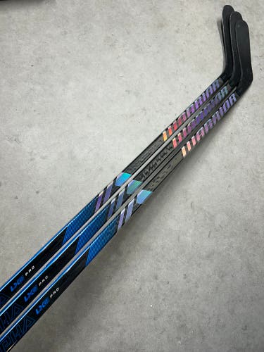 3 Pack 75 Flex P92 Senior Warrior Alpha LX2 Pro Left Hand Hockey Stick Pro Stock (New)