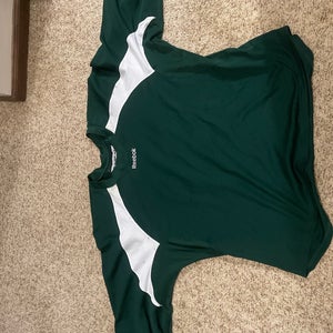 Green Goalie Cut Adult Unisex Reebok Jersey (Used)