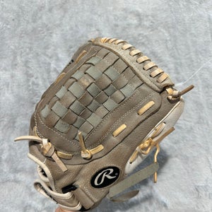 Gray Rawlings Highlight Series RH Pitcher's Baseball Glove 12.5" (Used)