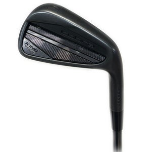 2025 Cobra King Tour Forged Black 4-PW Iron Set Steel KBS $ Taper 120 Stiff Flex