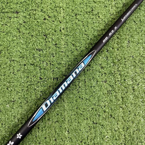 Mitsubishi Diamana BB 63 X Driver Shaft TaylorMade Adapter Tip 44.5