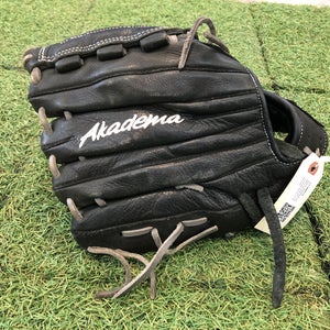 Black Akadema ATM92 RH Pitcher's Baseball Glove 11.5" (Used)