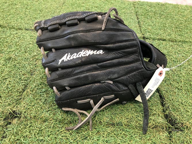 Black Akadema ATM92 RH Pitcher's Baseball Glove 11.5" (Used)