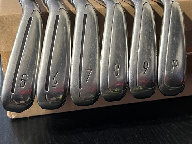 *GOOD* TaylorMade M6 Iron Set 5-PW KBS Max 85g Reg Flex Steel GP CP2 Pro Grips