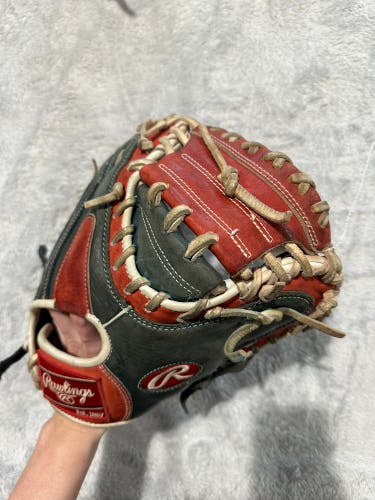 Black Rawlings BREAKOUT RH Catcher's Baseball Glove 32.5" (Used)