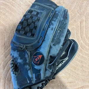 Black Dunlop League Master 88 Series RH Baseball Glove 12.5" (Used)
