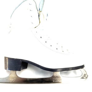 Used Jackson SOFT SKATE Womens Softboot Skate White Senior 5 11860-S000304284