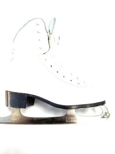 Used Jackson SOFT SKATE Womens Softboot Skate White Senior 5 11860-S000304284