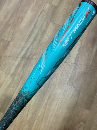 2024 Rawlings Mach AI Alloy Bat USSSA Certified (-5) Alloy 27 oz 32" (Used)