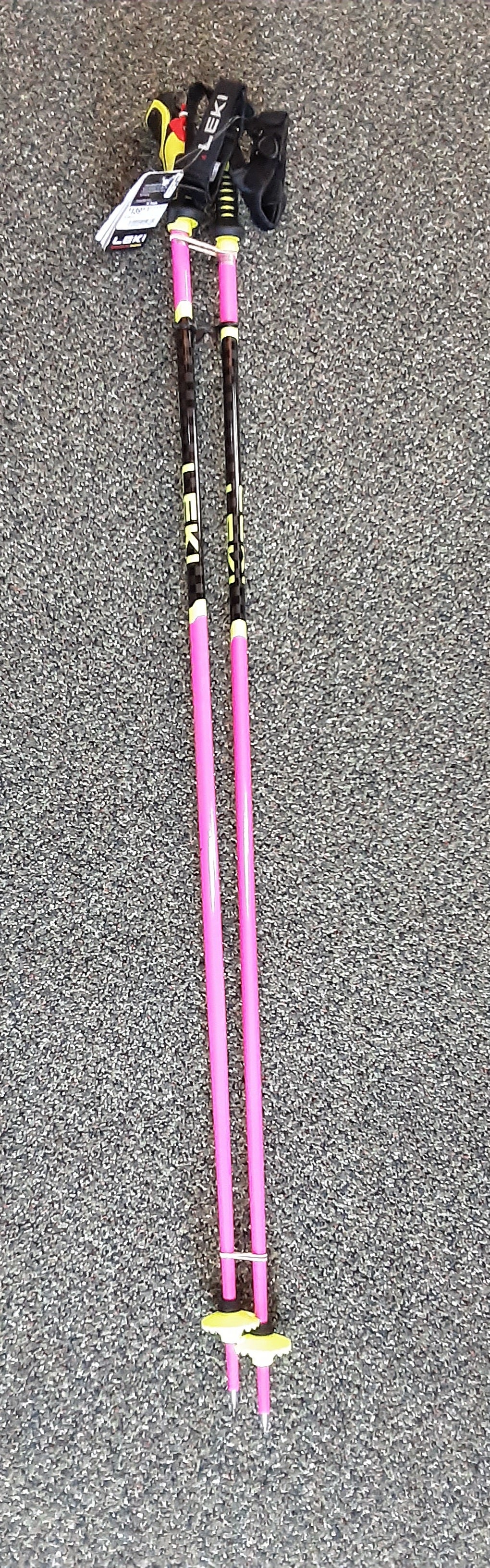Leki Racing World Cup Lite SL Ski Poles with Leki Slalom Pole