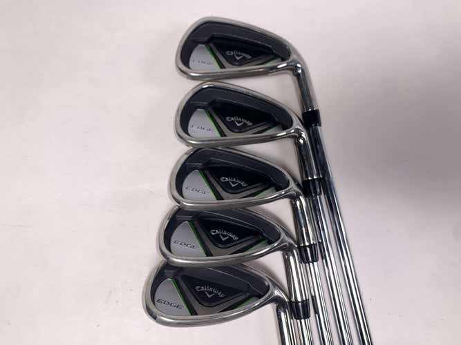 Callaway Edge 2018 Iron Set 6-PW+SW Regular Steel Mens RH NO 8 IRON