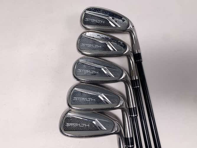 TaylorMade Stealth Iron Set 7-PW+AW Fujikura Air Speeder 50g Senior Graphite RH