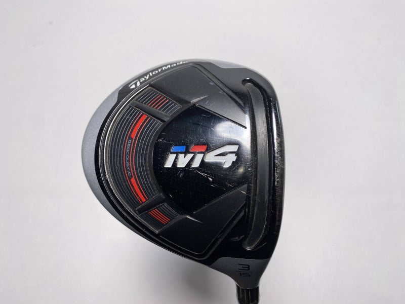 TaylorMade M4 3 Fairway Wood 15* Fujikura Atmos Stiff Graphite RH Midsize Grip