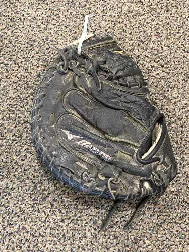 Used Mizuno Power Close Right Hand Throw Catcher's Baseball Glove 31.5"