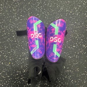 Used Soccer Shin Guards Junior Purple LG 11849-S000035677