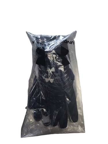 Used Under Armour BLUR FB Gloves Navy Blue SM 11849-S000020787