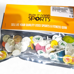 Used 50 PK GOLF MARKERS Golf Accessory 11849-S000011644