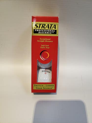 Used Strata STRATA PROFESSIONAL DISTANCE GOLF BALLS Golf Balls 11849-S000012377