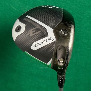 Callaway Elyte Triple Diamond 9 Driver Denali Blue 50g 6.0 Graphite Stiff w/ HC