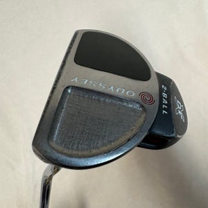 Silver Unisex Odyssey Mallet DFX 2-Ball Left Hand Putter Uniflex 34" (Used)