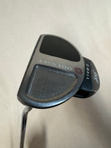 Silver Unisex Odyssey Mallet DFX 2-Ball Left Hand Putter Uniflex 34" (Used)