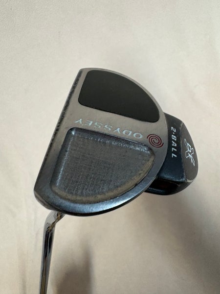Silver Unisex Odyssey Mallet DFX 2-Ball Left Hand Putter Uniflex 34" (Used)