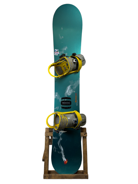 162cm Burton 62 By John Olofsson Snowboard W/ Burton Custom Bindings