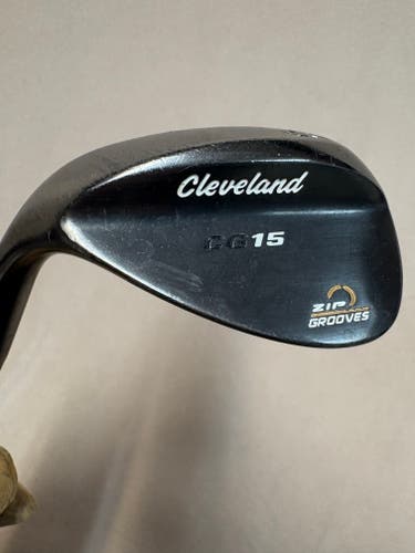 Men's Cleveland CG15 Black Pearl Left Hand Wedge Wedge Flex 60 Degree Steel Shaft (Used)