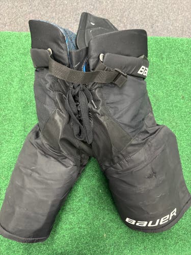 Black Bauer X Hockey Pants (Used) |  Intermediate Medium