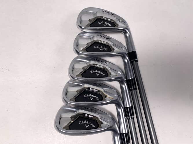 Callaway Apex DCB 21 Iron Set 7-PW+AW Catalyst 5.5 65g Regular Graphite Mens RH