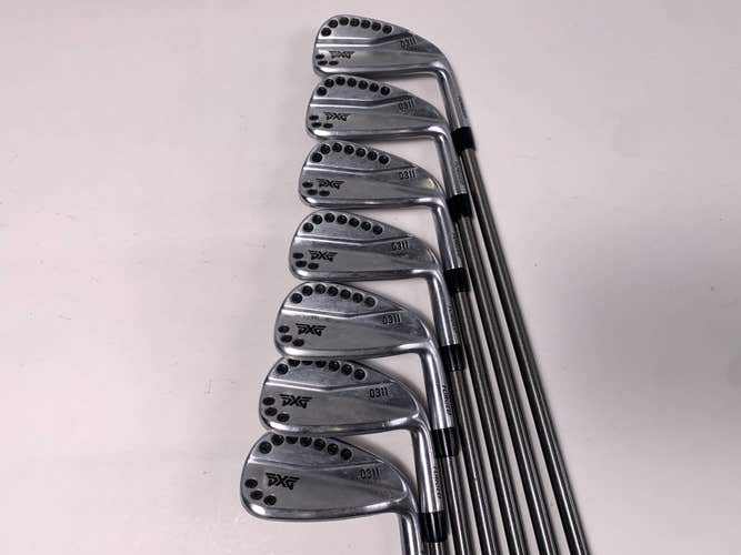 PXG 0311 Chrome Iron Set 4-PW SteelFiber i70 70g Regular Mens RH