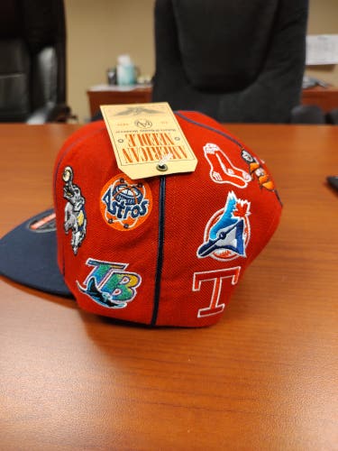 American League Baseball Teams Logo Hat, Adjustable