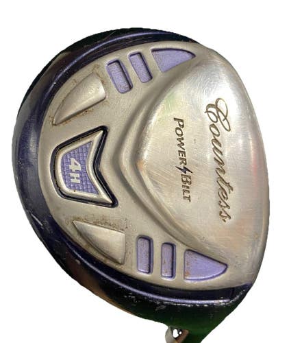 PowerBilt Countess 4h Hybrid 23* 68g Ladies Graphite 38.5" RH New Karma Grip