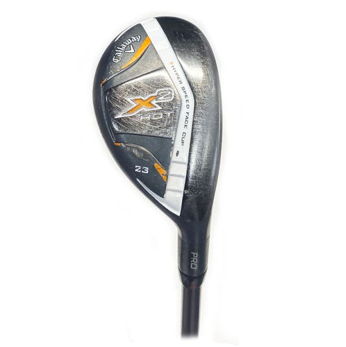 Callaway X2 Hot Pro 23* Hybrid/Rescue Graphite Aldila Tour Green 75 Stiff Flex