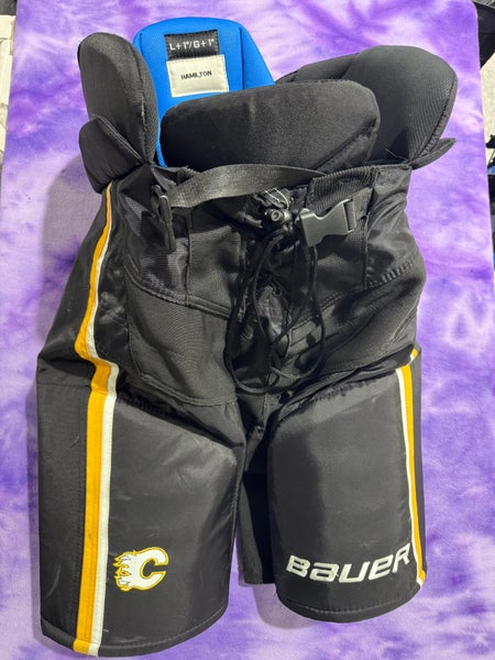 Calgary Flames Dougie Hamilton Bauer Pro Stock Pants | L + 1"/ G+1(Used)