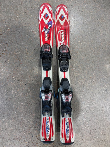 Kid's Volkl Tigershark 80 cm Skis | Marker M 4.5 Bindings (Used)