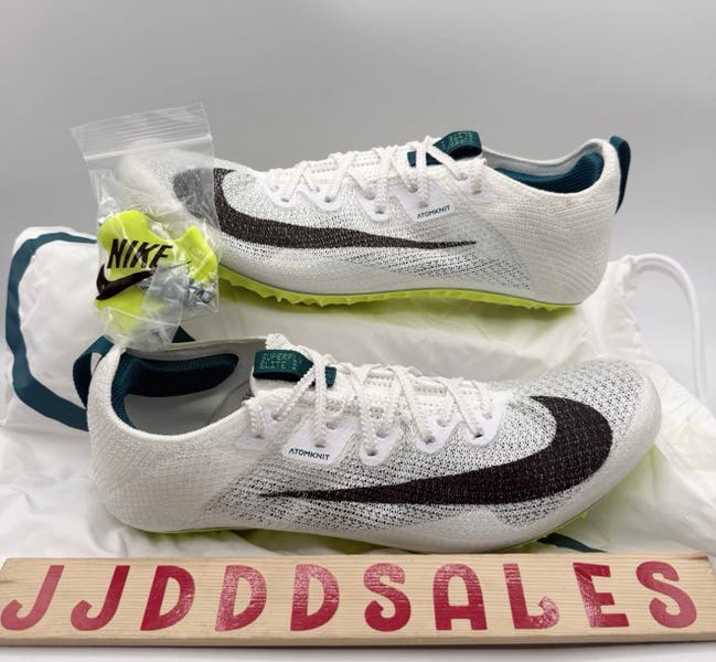 Nike Zoom Superfly Elite 2 Track Shoes Mens Size 13 White Spruce FZ9662-100 Unisex Zoom Superfly Elite 2 (100 - White/Electric Algae  main image 2