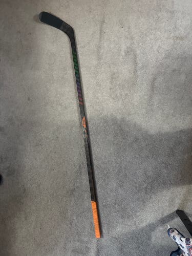 Senior Warrior Covert QR6 Pro Left Hand Hockey Stick Mid Pattern 100 Flex Pro Stock (Used)