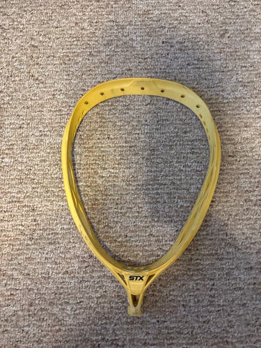 Yellow STX Eclipse 3 Unstrung Goalie Head