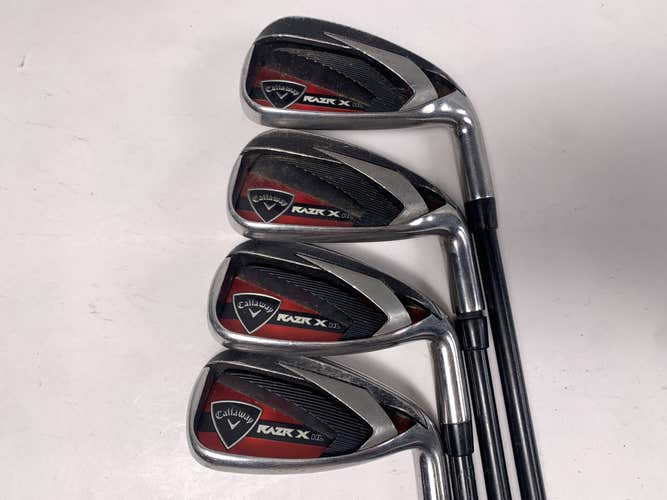 Callaway Razr HL Iron Set 6-9 Regular Graphite Mens RH