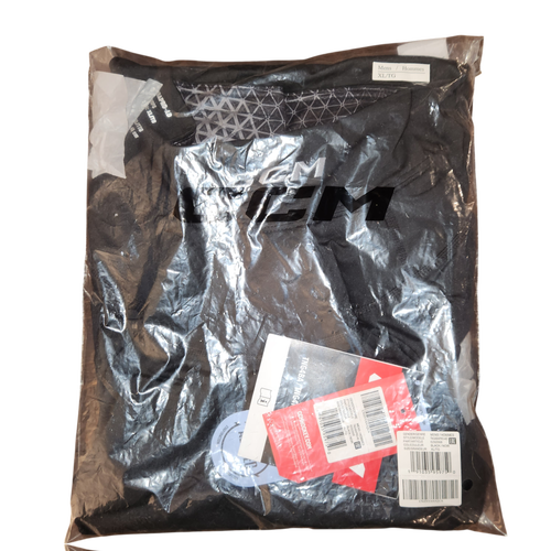 NEW CCM PRO NECK AND WRIST PROTECTOR SHIRT SENIOR XL TNG4BA BLACKB NIB