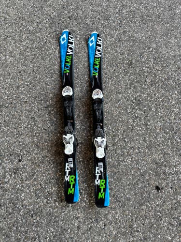 Kid's Volkl RTM Jr 110 cm All Mountain Skis | Marker 4.5 Adjustable Bindings