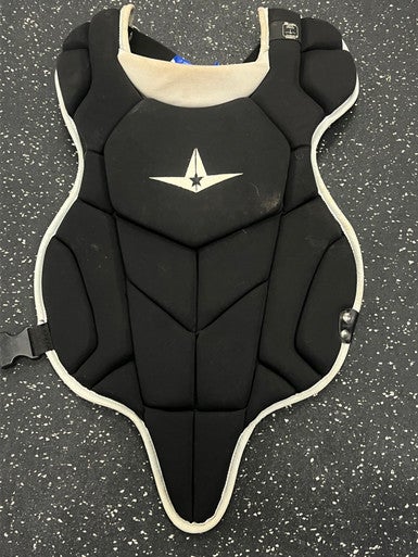 Used All Star CHEST PROTECTOR Catchers Chest Protector Black Intermed 11849-S000036590
