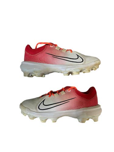 Used Nike HYPER DIAMOND BB/SB Cleats Cardinal And White Senior 6.5 11873-S000231492