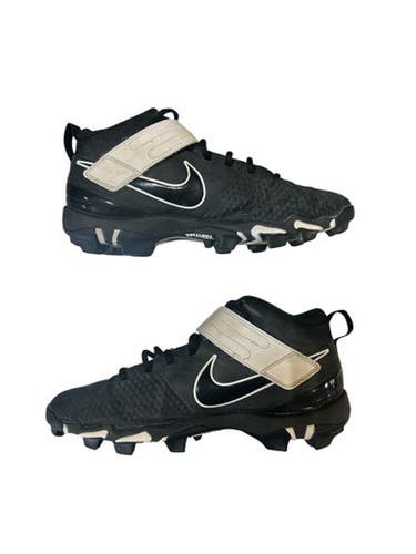 Used Nike TROUT BB/SB Cleats Black And White Senior 7.5 11873-C000231897