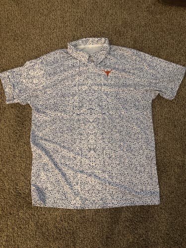 Large Men's Texas Longhorns Golf Shirt (New)