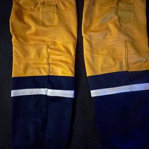 Blue & Gold Youth Large Bauer Socks (Used)