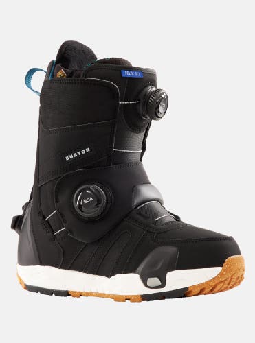 Women's Size M 5.5 (W 6.5) Burton Felix Boa Snowboard Boots Step-On (used/like new )