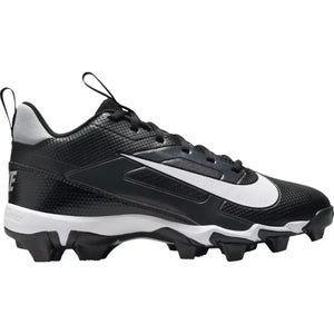 Nike Alpha Menace 4 Shark FQ4016-001 Boys 3.5 Black White Football Cleat RHS7530